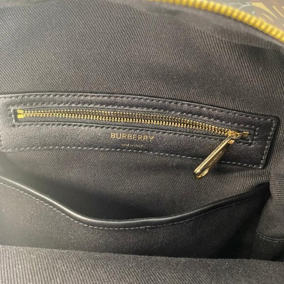 Burberry Backpack Brown E Canvas w/ Printed TB Motif- Never Worn main image 5